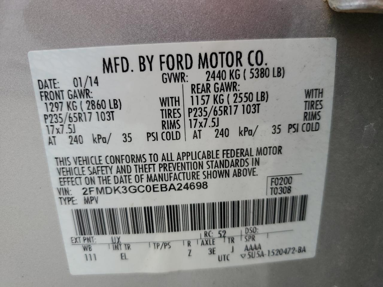 2014 Ford Edge - Image 15