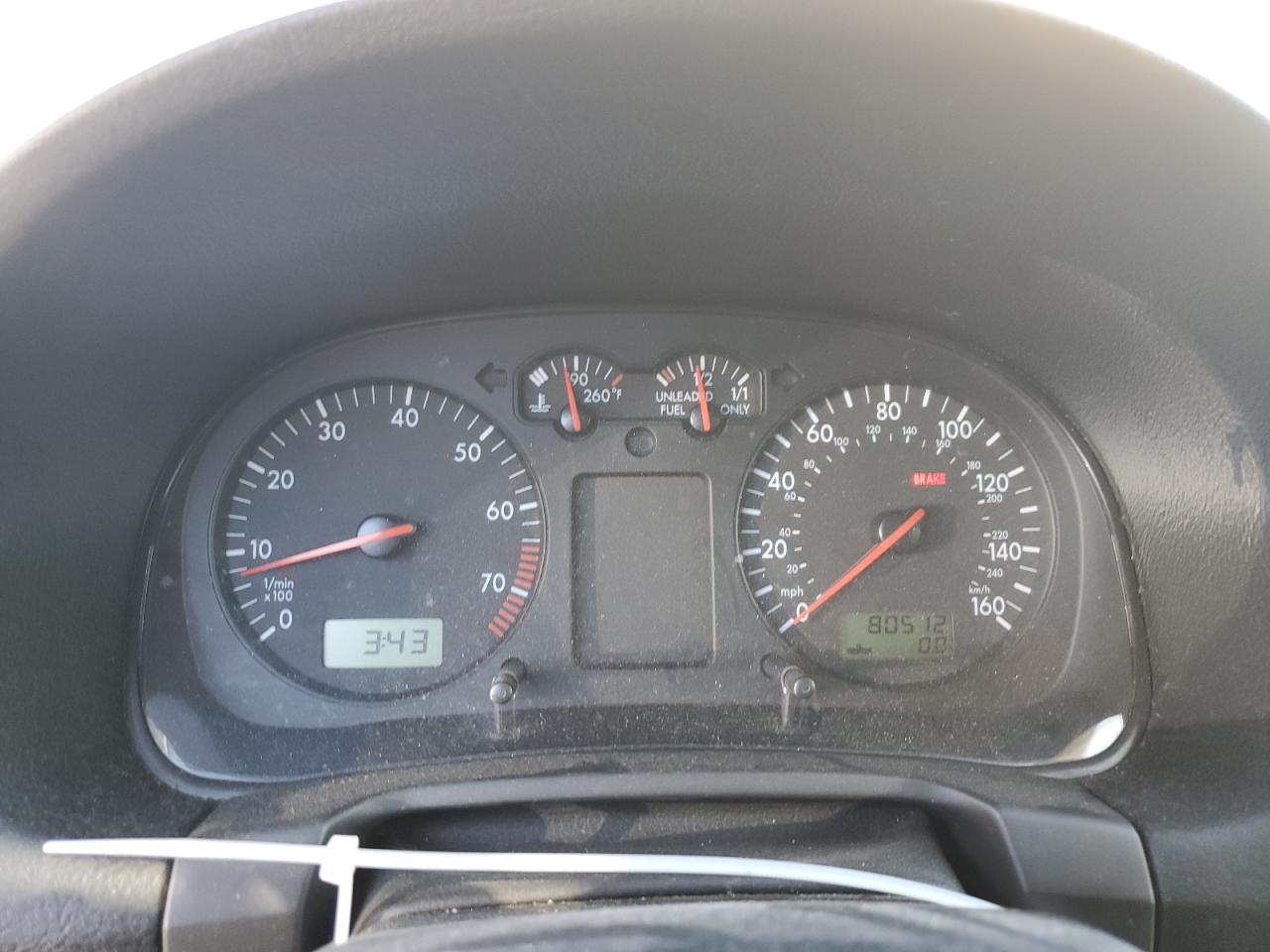 2001 Volkswagen Gti Gls VIN: WVWDC21J71W188865 Lot: 81372794