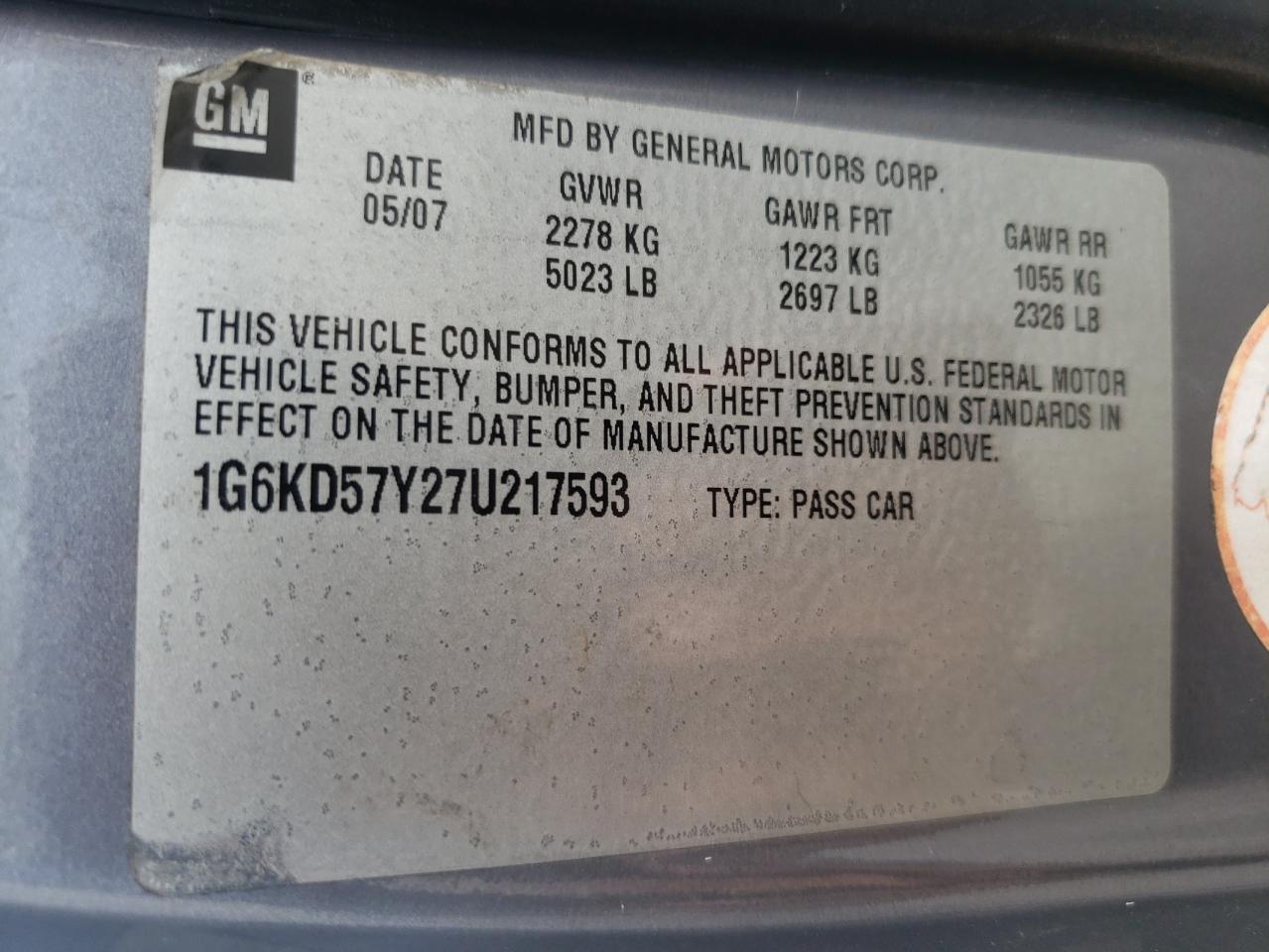 2007 Cadillac DTS - Image 12