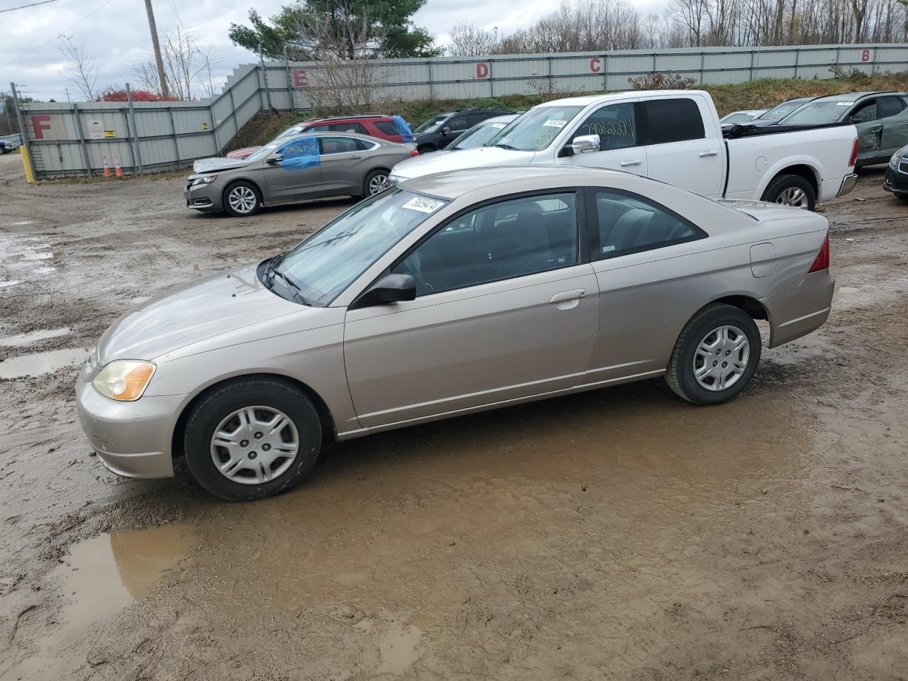 2002 Honda Civic Lx na sprzedaż w Davison, MI - Normal Wear