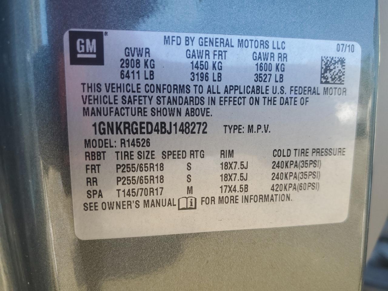 2011 Chevrolet Traverse - Image 15