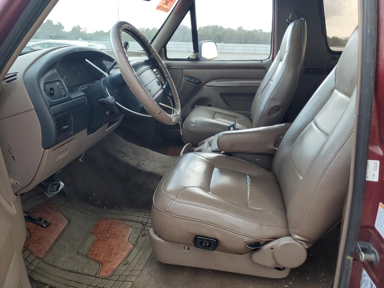 1996 Ford Bronco U100 VIN: 1FMEU15N6TLA03097 Lot: 80449114