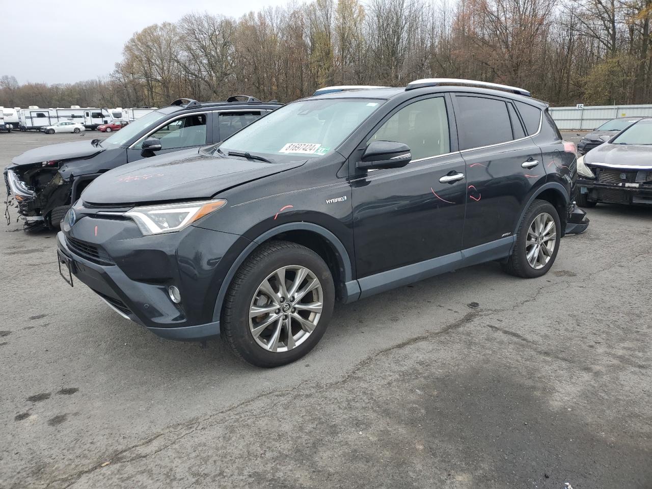 2016 Toyota Rav4 Hv Limited VIN: JTMDJREV6GD000837 Lot: 81697424