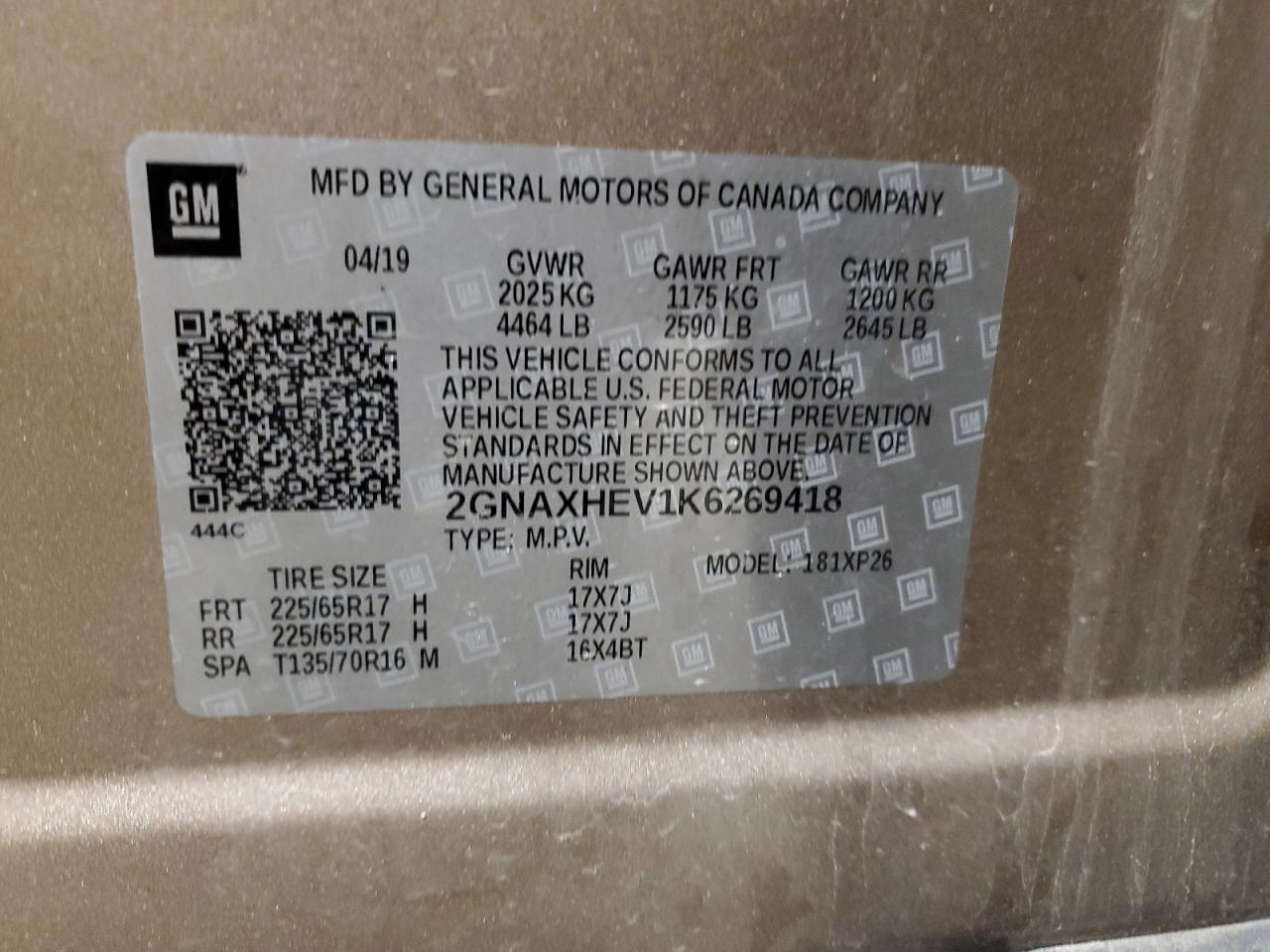 2019 Chevrolet Equinox - Image 13
