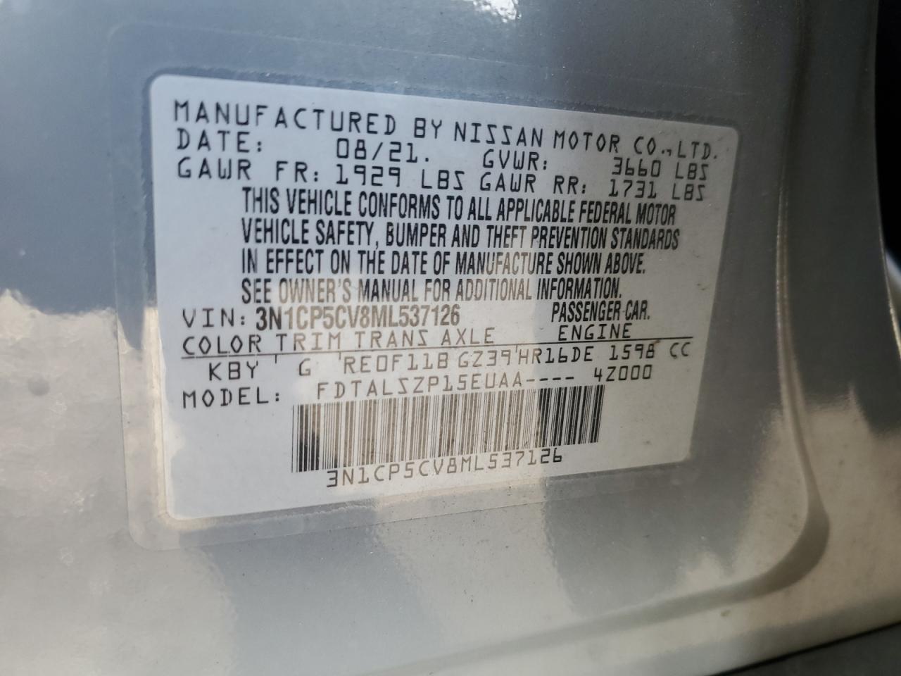 2021 Nissan Kicks - Image 13