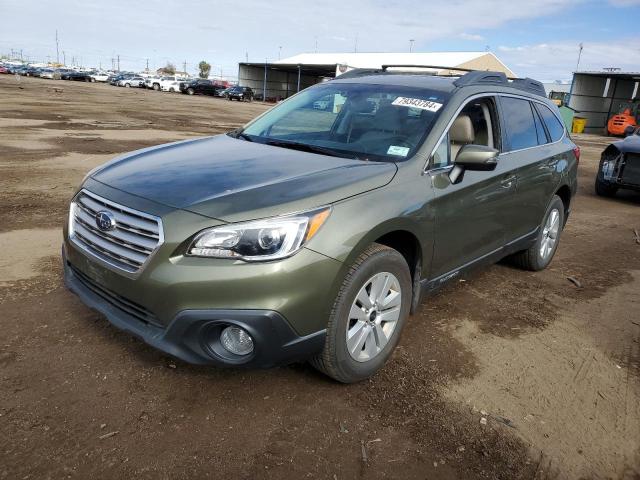  SUBARU OUTBACK 2017 Зеленый