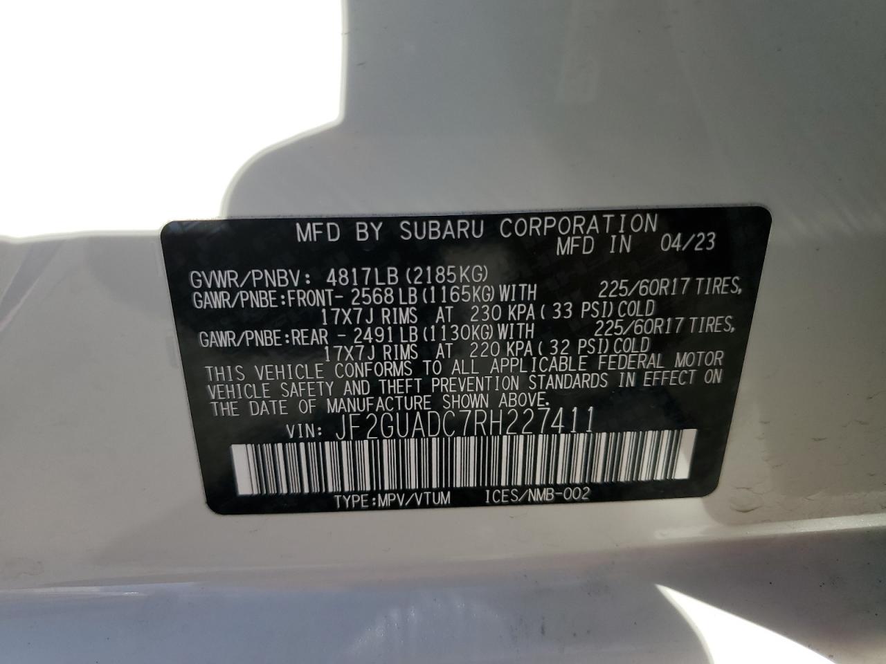 2024 Subaru XV - Image 14