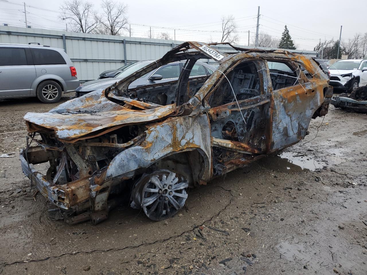 2017 Cadillac Xt5 Luxury за продажба в Lansing, MI - Burn