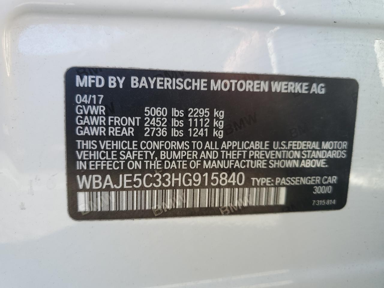 2017 BMW 5er - Image 12