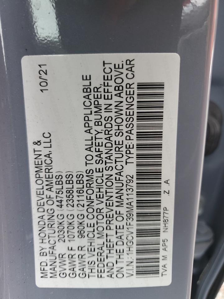 2021 Honda Accord - Image 15