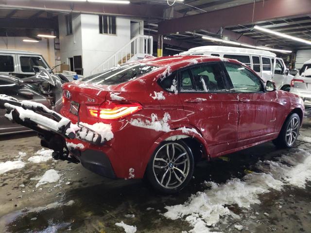  BMW X4 2015 Красный