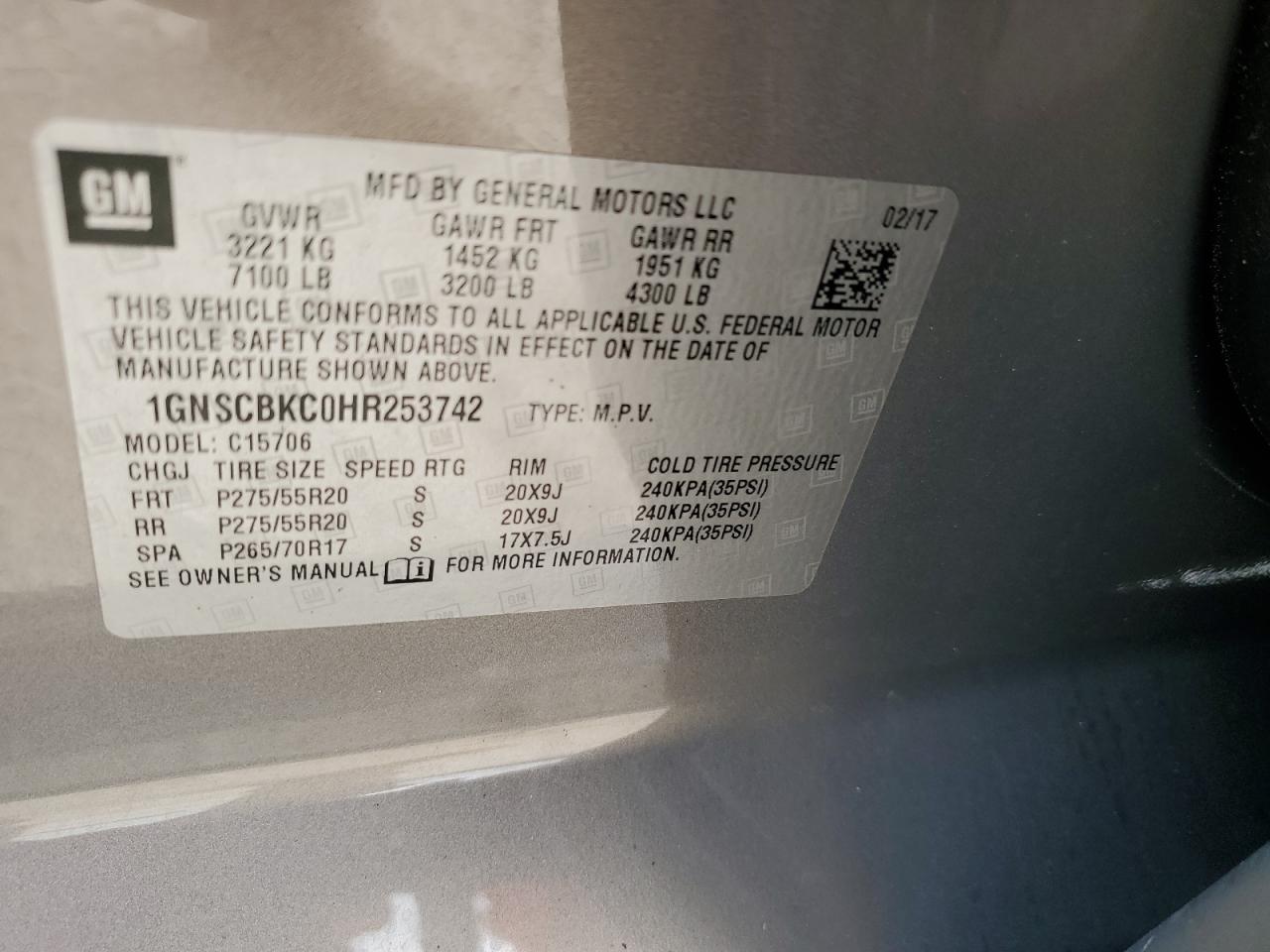 2017 Chevrolet Tahoe - Image 15