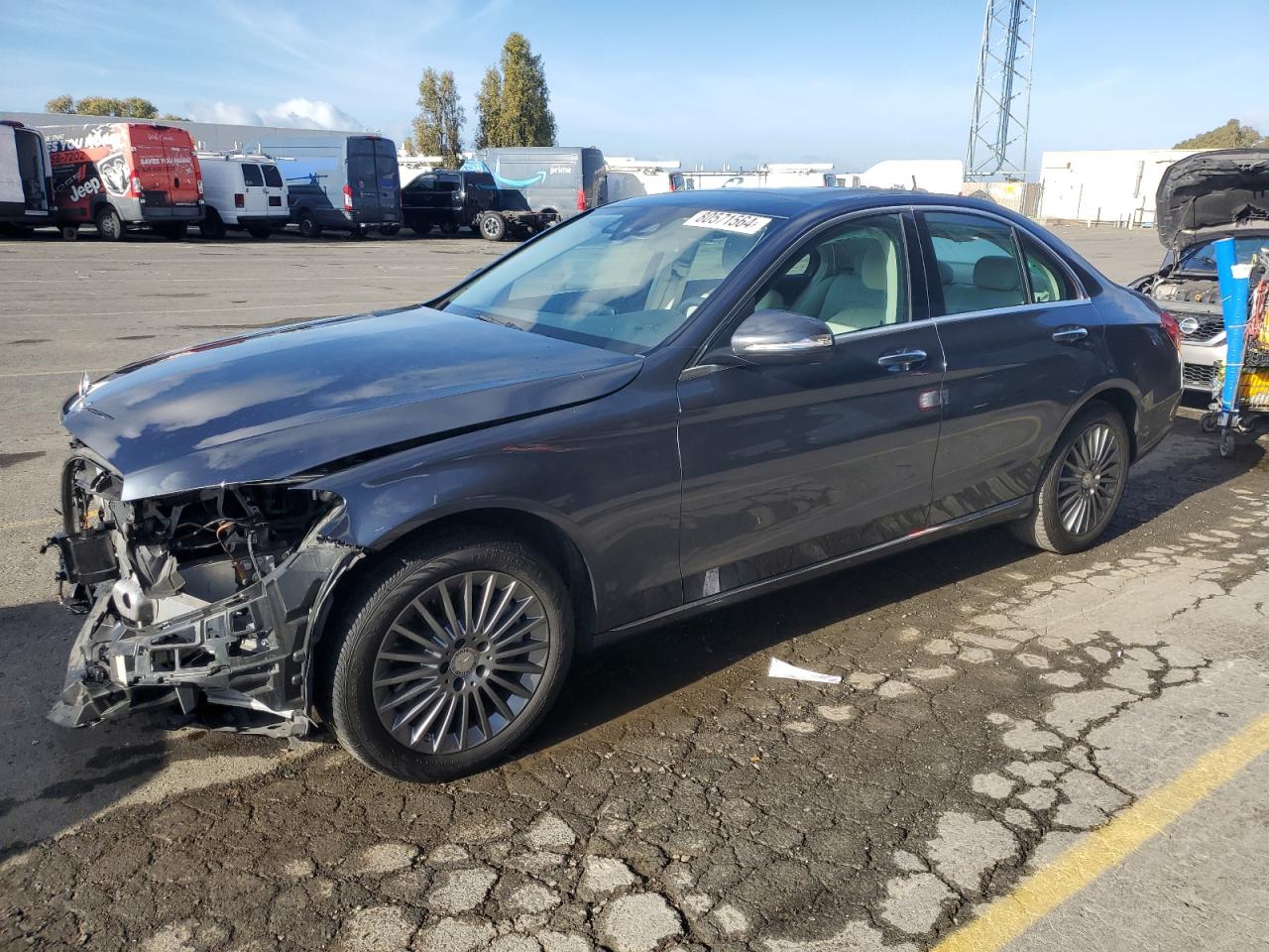 VIN 55SWF4JB4FU089841 2015 MERCEDES-BENZ C-CLASS no.1