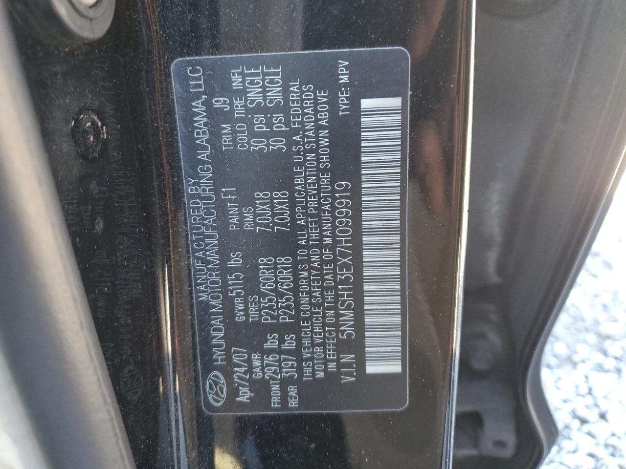 2007 Hyundai Santa Fe - Image 15