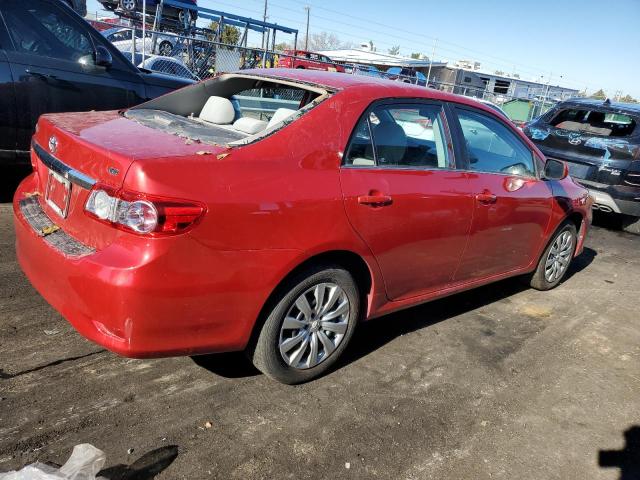 Седаны TOYOTA COROLLA 2013 Красный