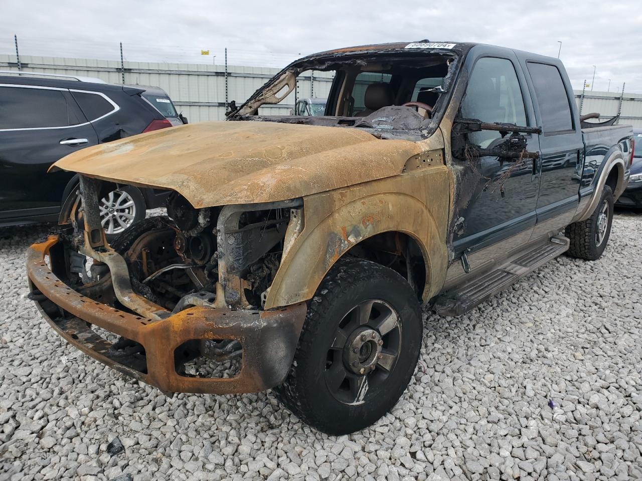 2011 Ford F250 Super Duty იყიდება Cahokia Heights-ში, IL - Burn