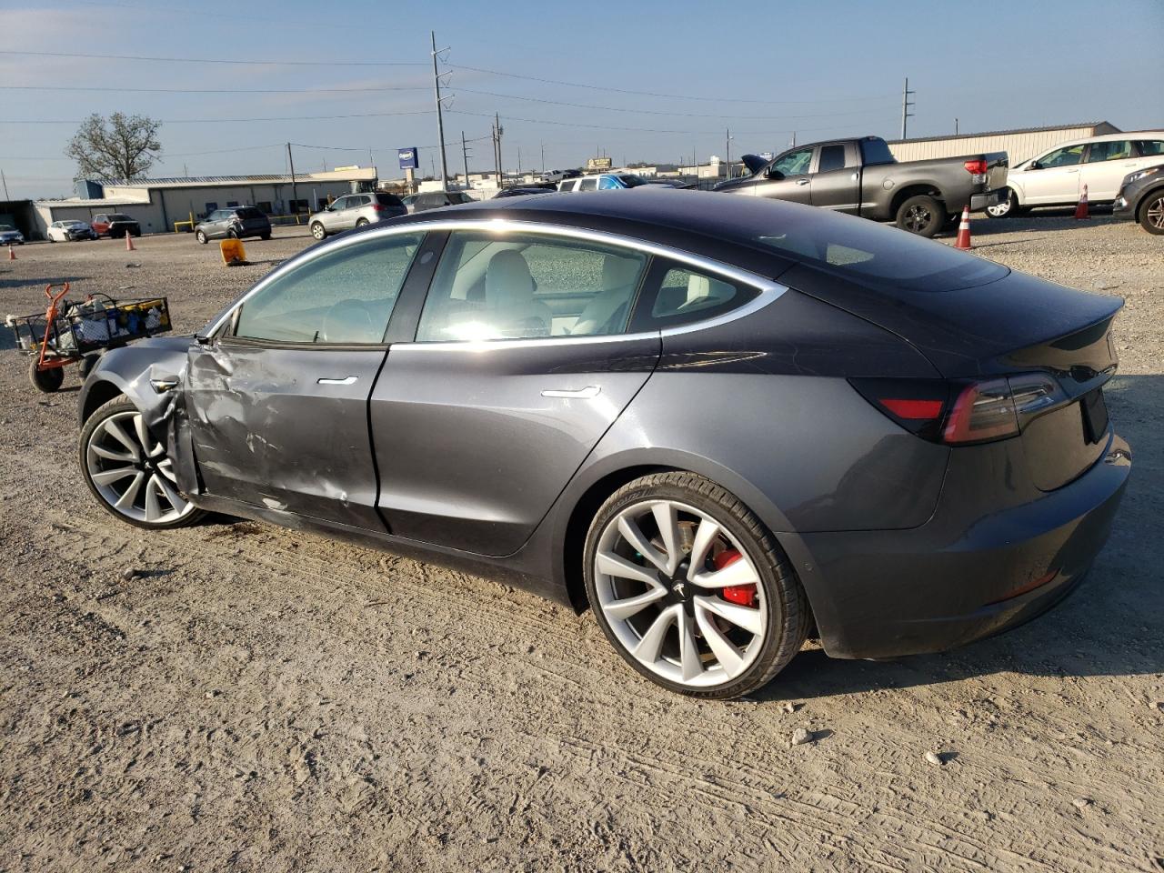 VIN 5YJ3E1EBXKF214061 2019 TESLA MODEL 3 no.2