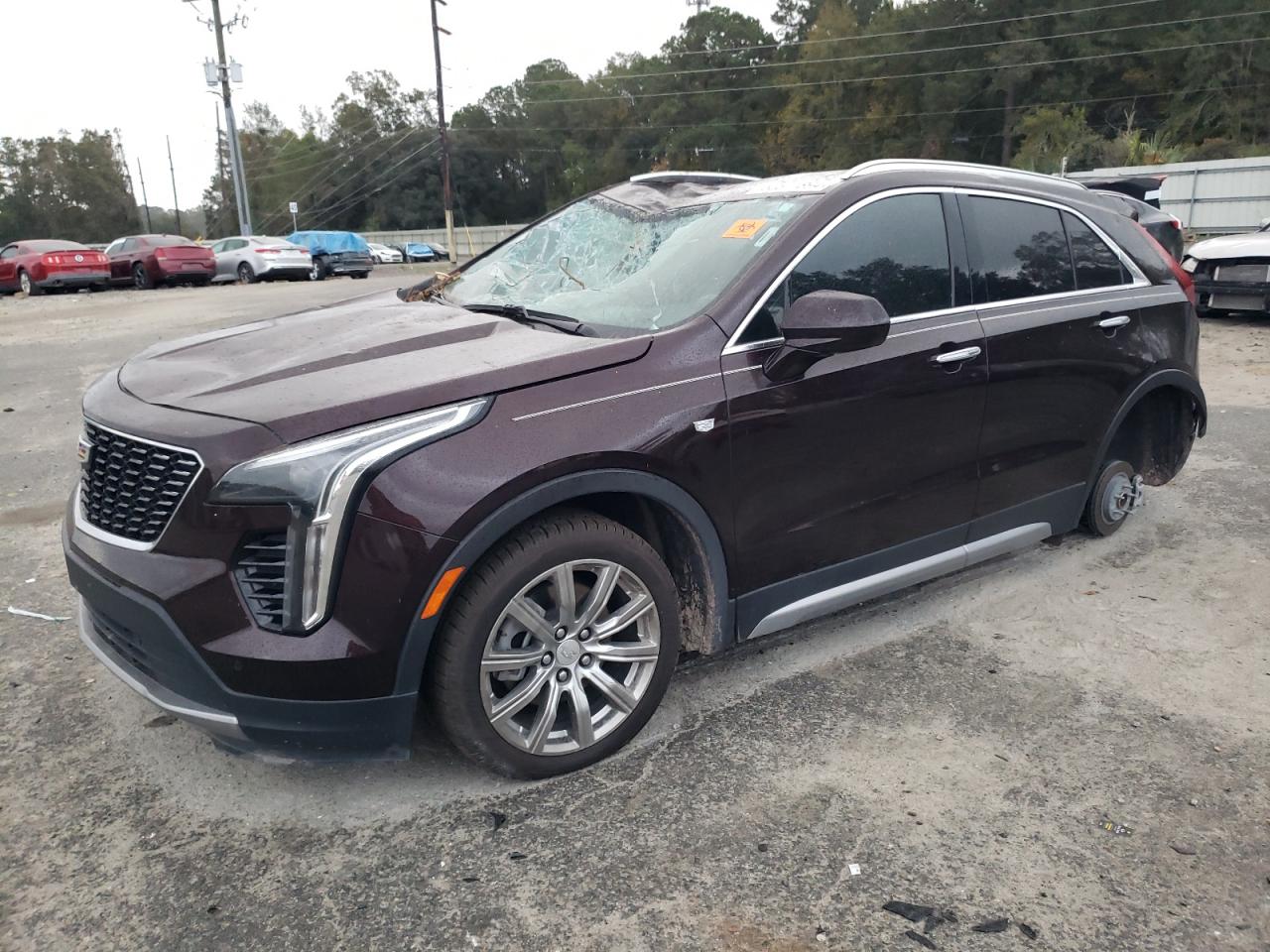 2020 Cadillac Xt4 Premium Luxury للبيع في Savannah، GA - Top/Roof