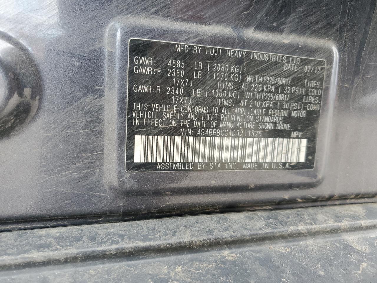 2013 Subaru Outback - Image 16