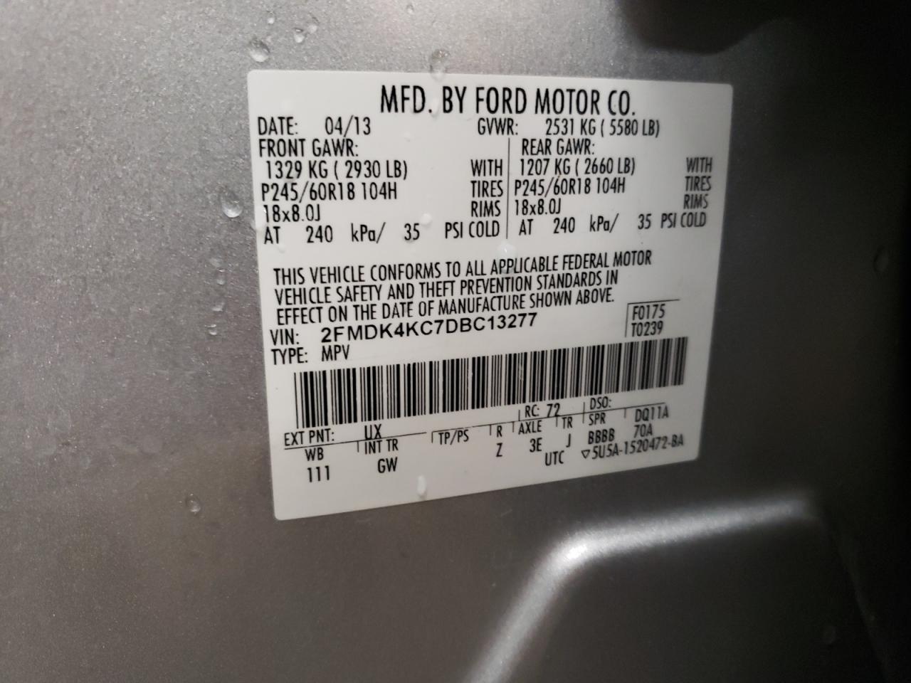 2013 Ford Edge - Image 13