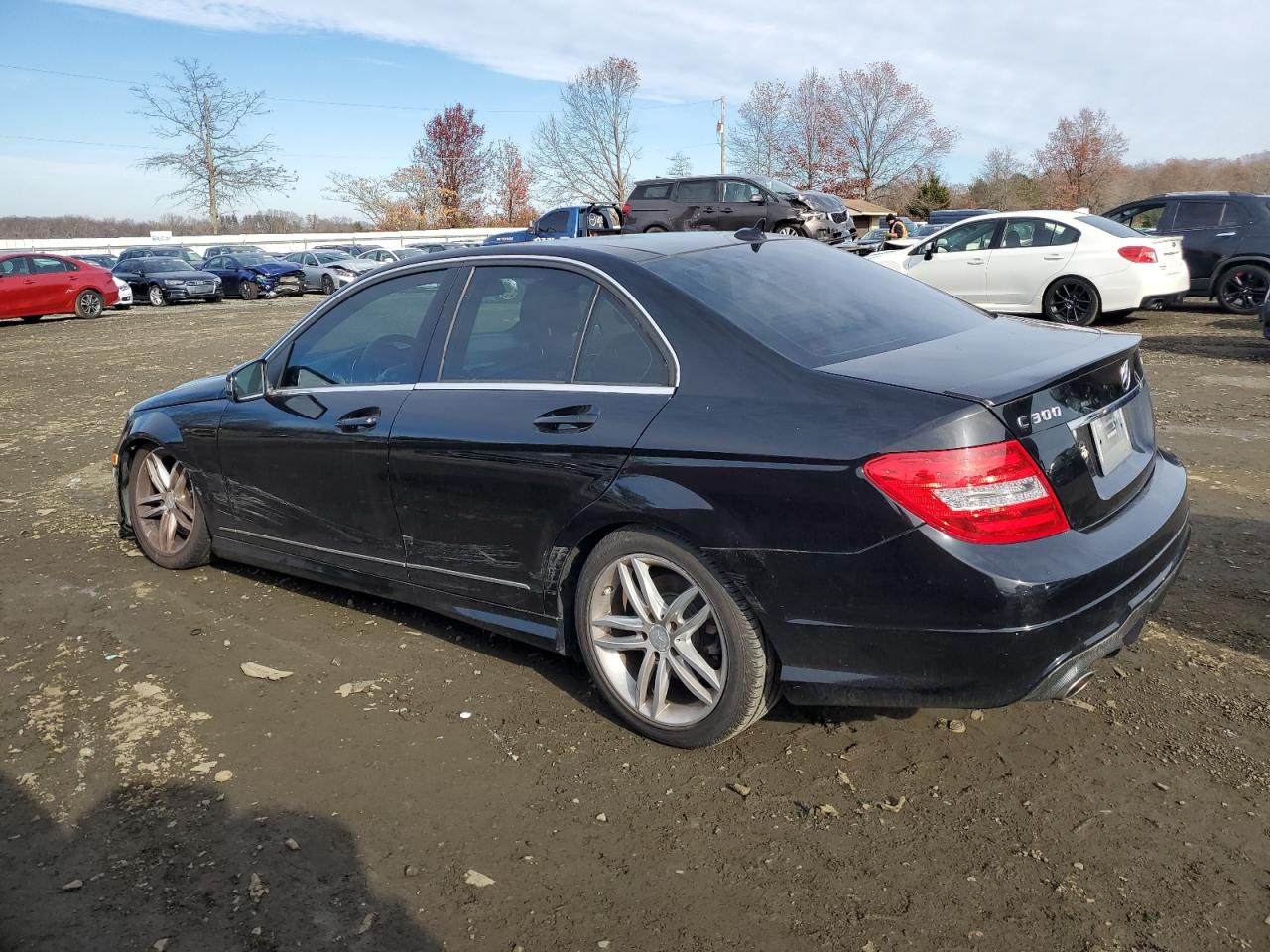 VIN WDDGF8AB2DR291135 2013 MERCEDES-BENZ C-CLASS no.2