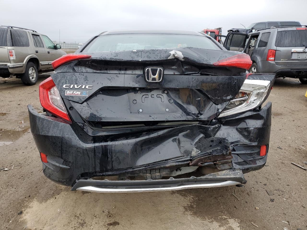 2019 Honda Civic Lx VIN: 19XFC2F63KE001341 Lot: 80678214