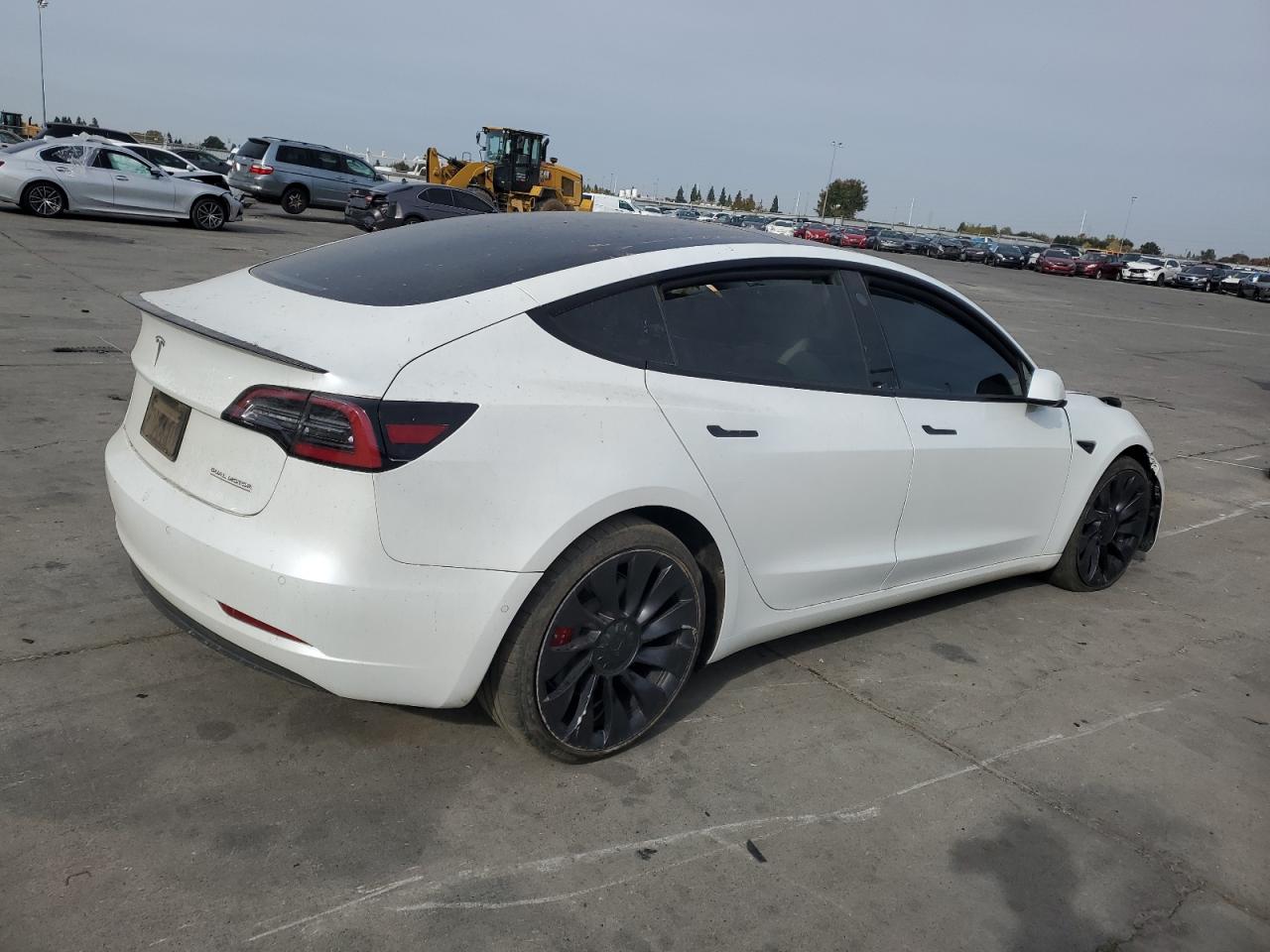 VIN 5YJ3E1EC9MF875348 2021 TESLA MODEL 3 no.3