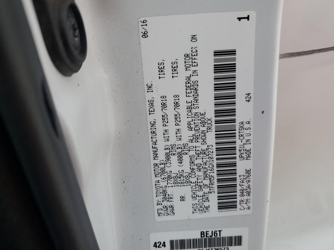 2016 Toyota Tundra - Image 12
