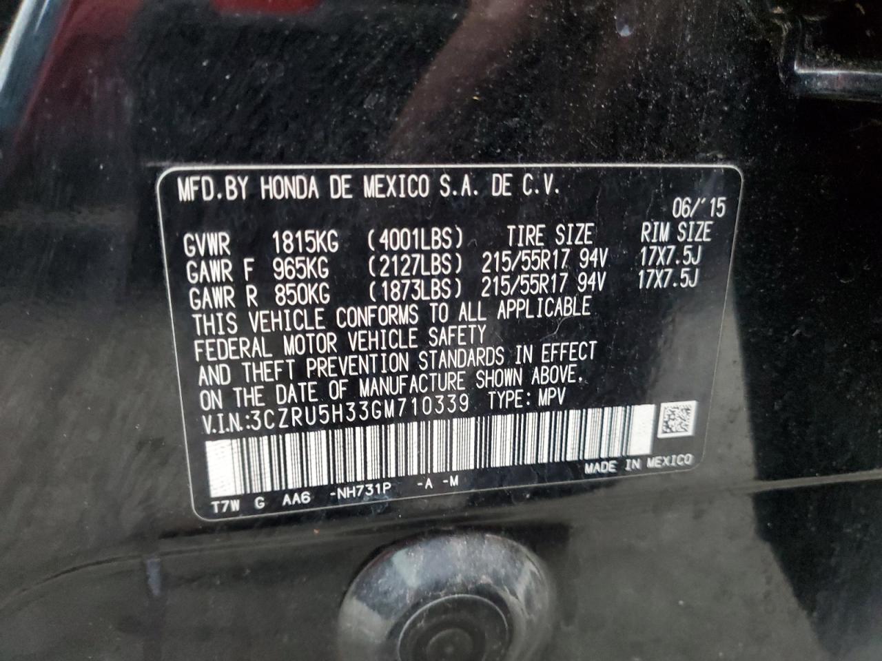 2016 Honda HR-V - Image 14