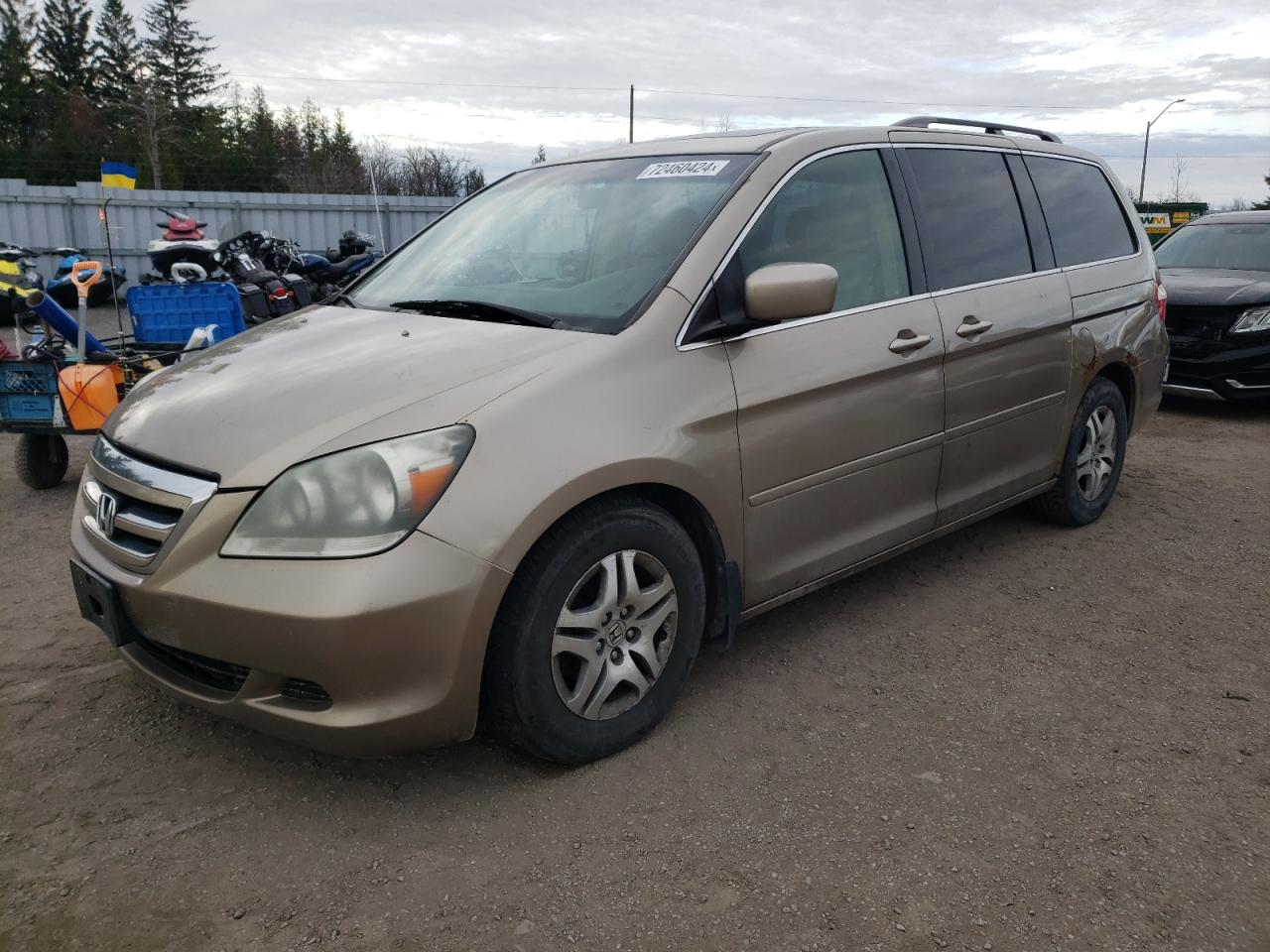 2005 Honda Odyssey Exl VIN: 5FNRL38635B508142 Lot: 72460424