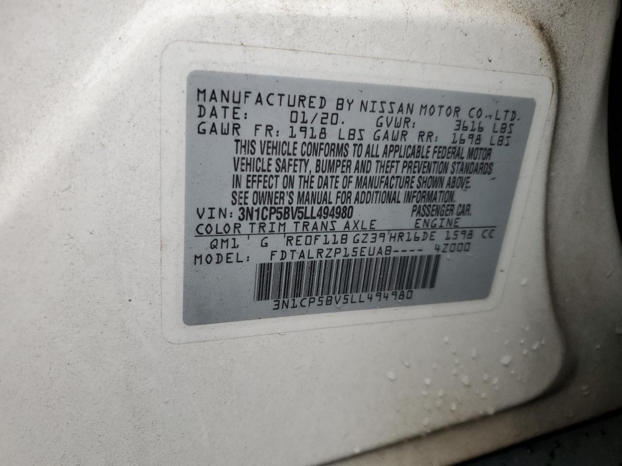 2020 Nissan Kicks - Image 14