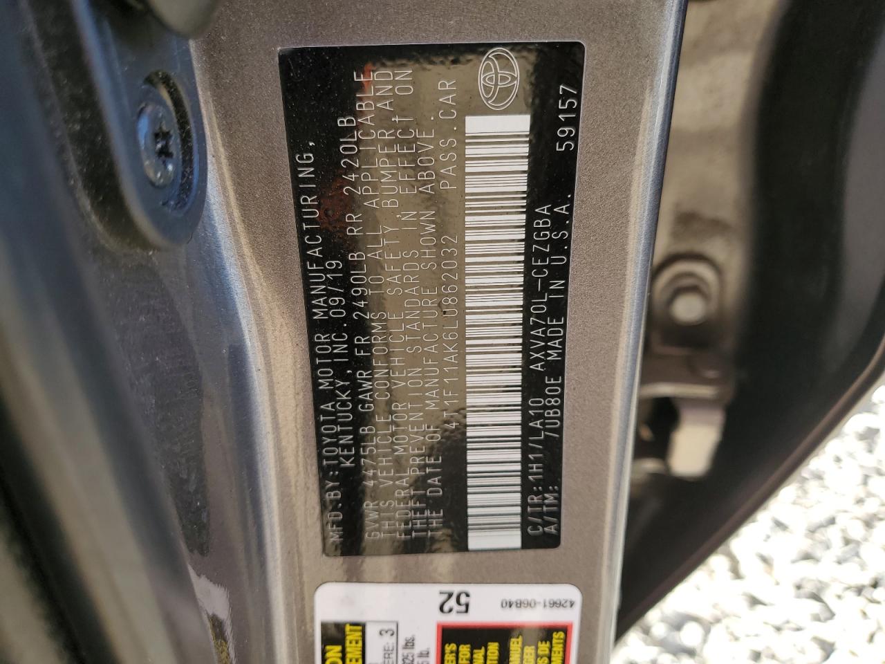 2020 Toyota Camry - Image 12