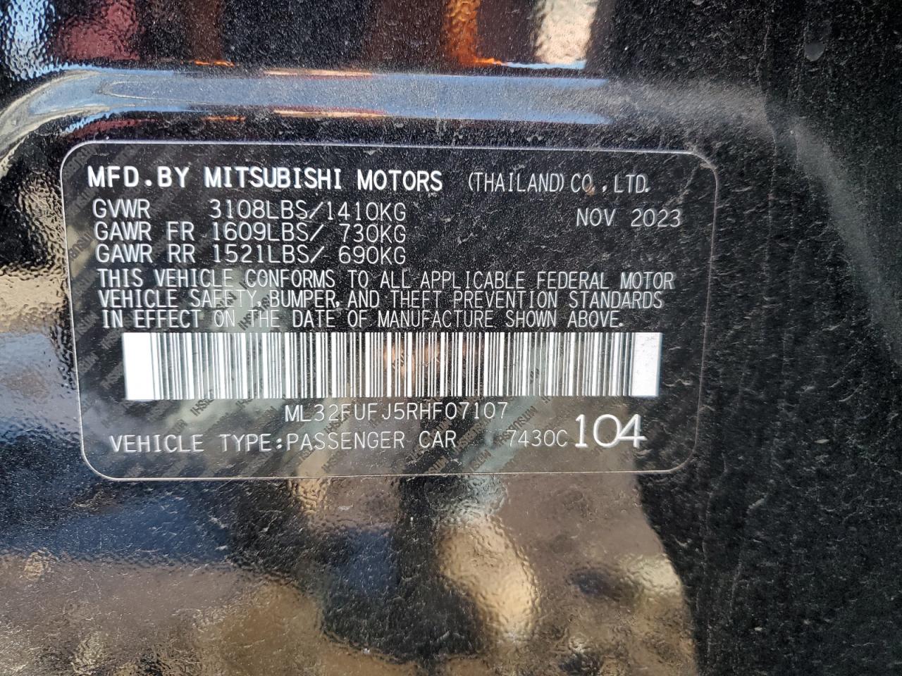 2024 Mitsubishi Mirage - Image 14
