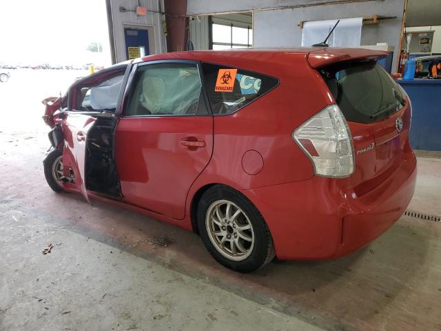 Кроссоверы TOYOTA PRIUS 2013 Красный