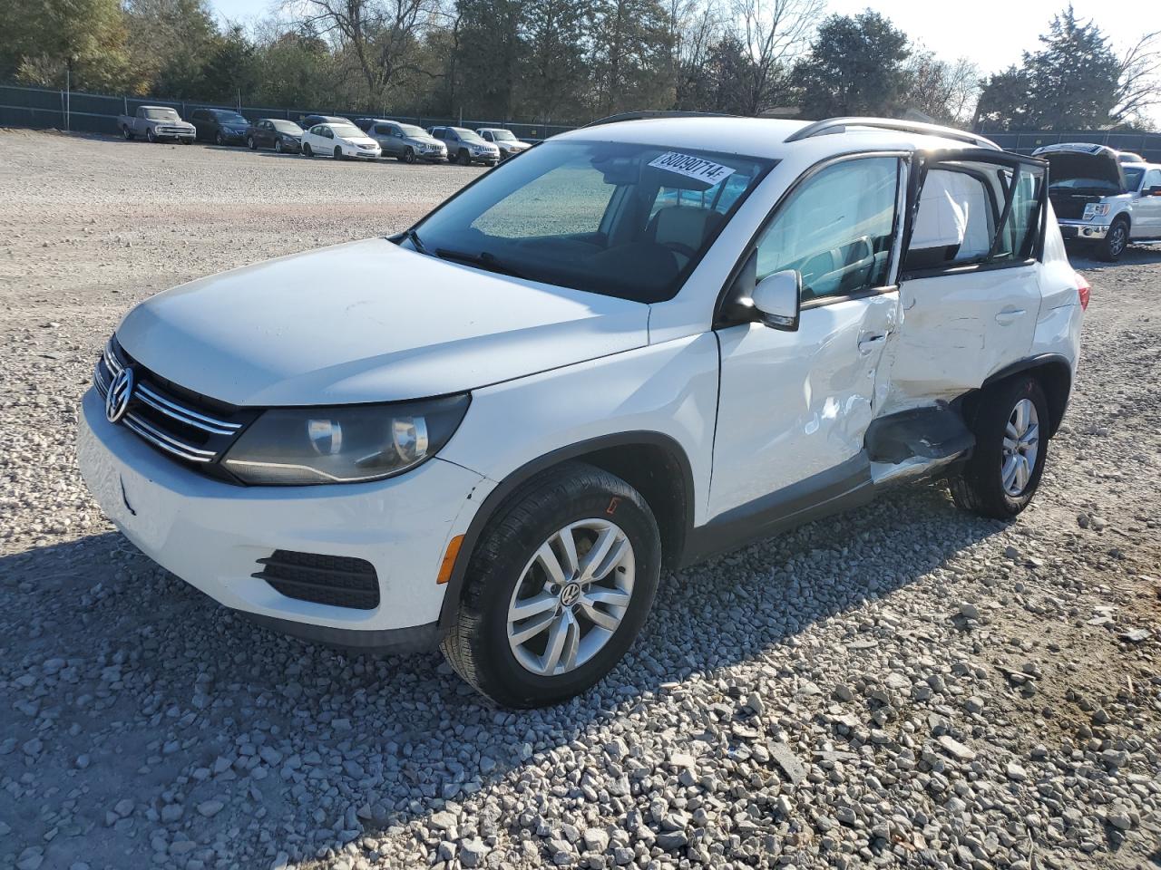 2016 Volkswagen Tiguan S VIN: WVGAV7AX9GW546048 Lot: 80090714