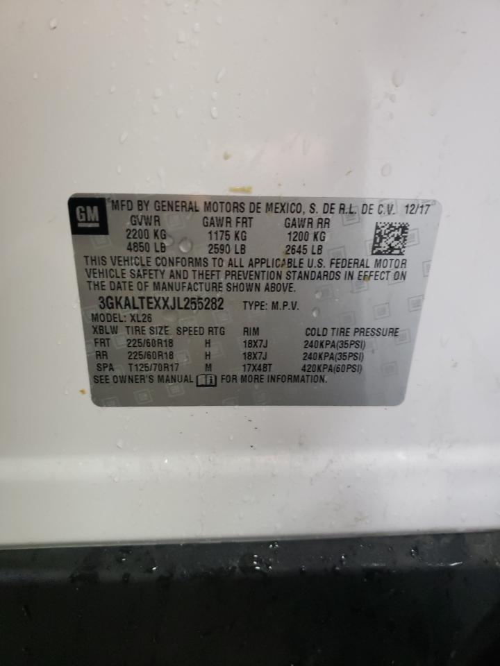 2018 GMC Terrain Sle VIN: 3GKALTEXXJL255282 Lot: 81611624