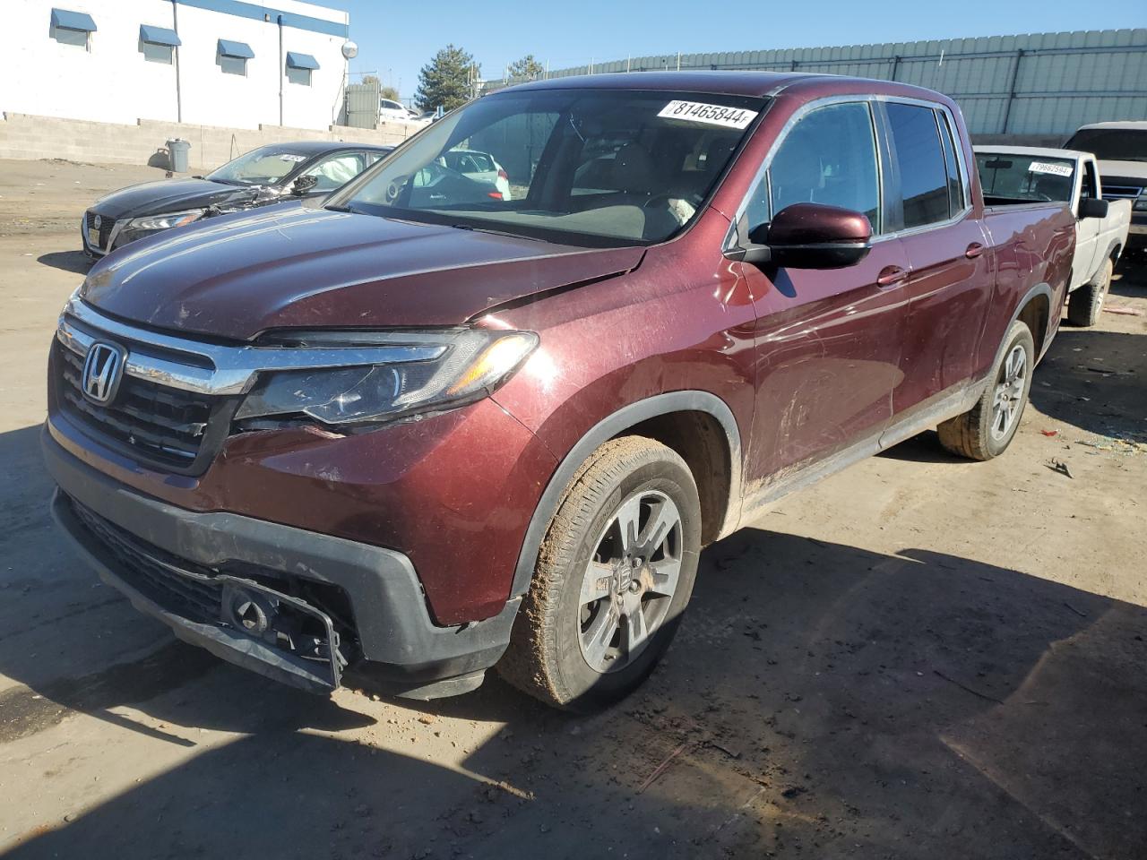 2019 Honda Ridgeline Rtl VIN: 5FPYK3F50KB037188 Lot: 81465844