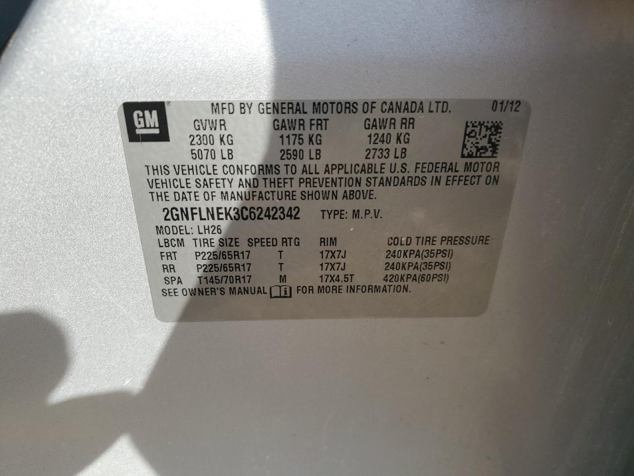2012 Chevrolet Equinox - Image 13