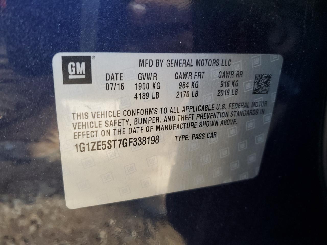2016 Chevrolet Malibu - Image 15