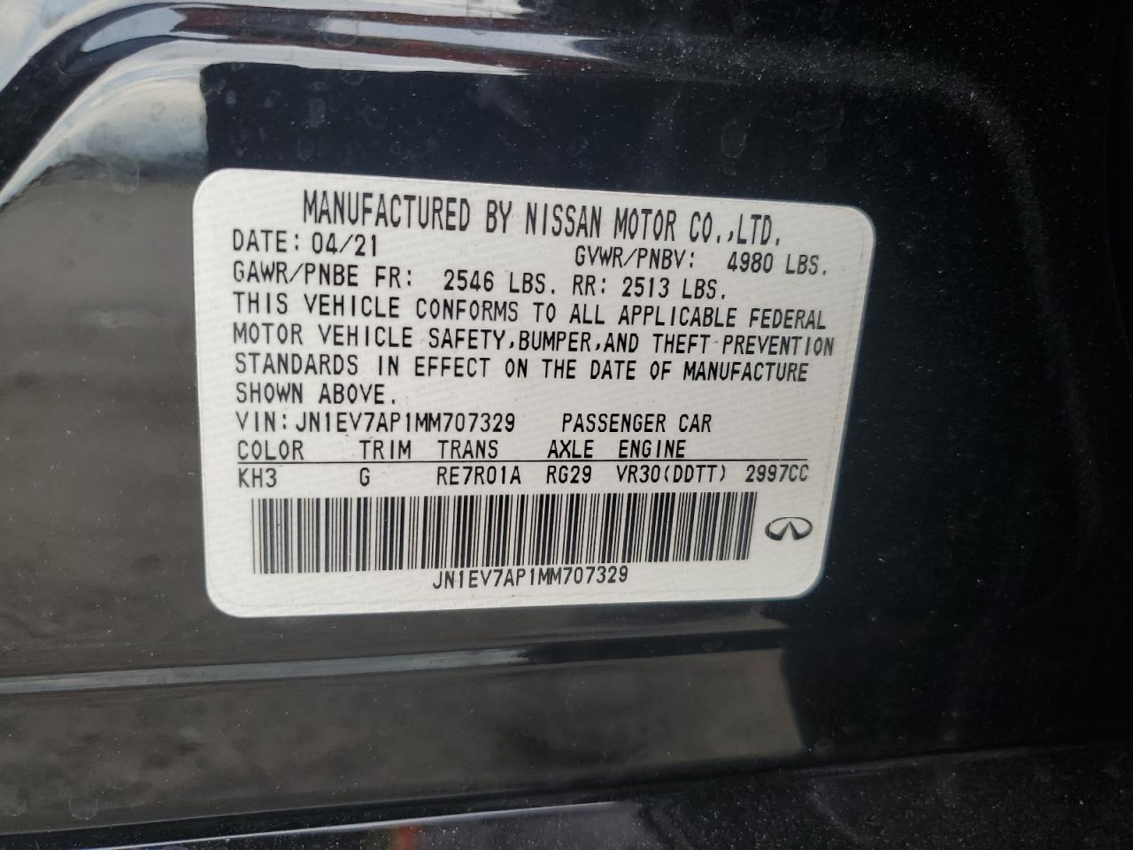 2021 Infiniti Q50 - Image 14