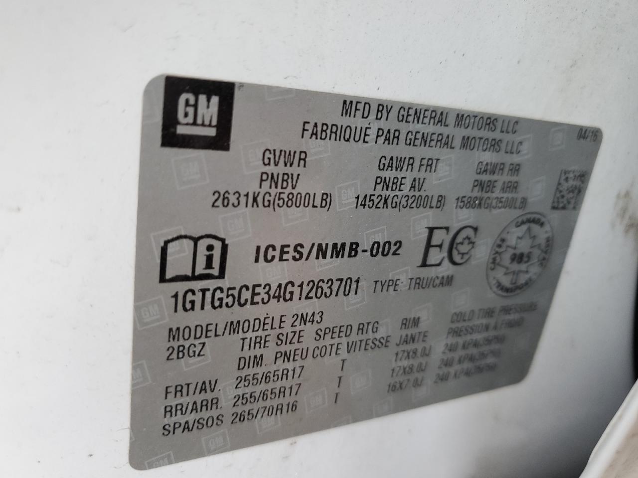 2016 GMC Canyon - Image 13