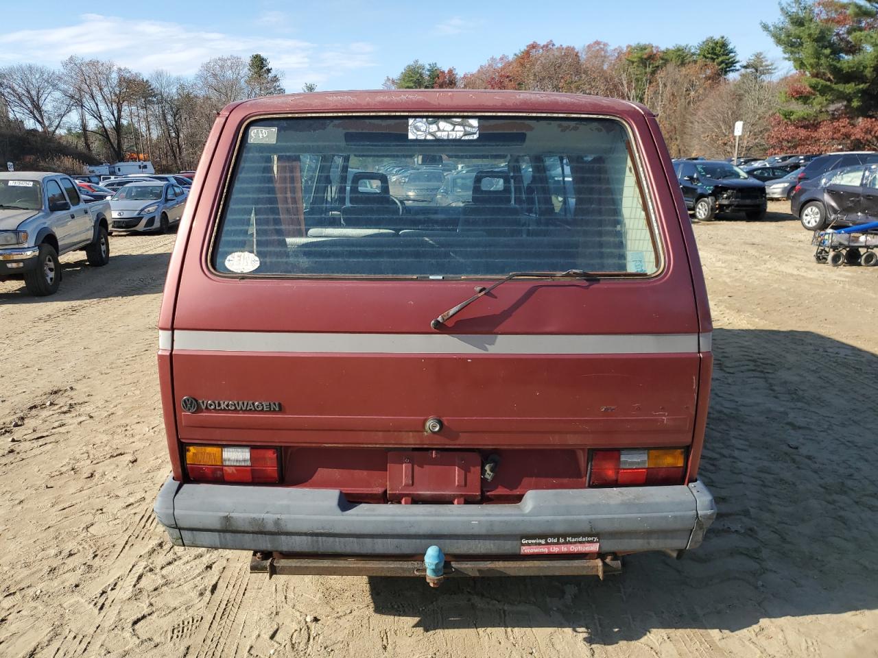 1988 Volkswagen Vanagon Bus VIN: WV2YB0253JH009091 Lot: 78457704