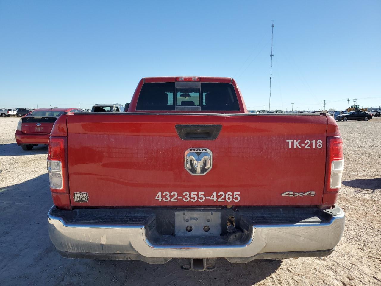 2021 Ram 2500 Tradesman VIN: 3C6UR5HL7MG580228 Lot: 80829084