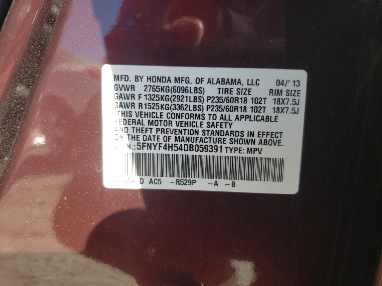 2013 Honda Pilot - Image 14