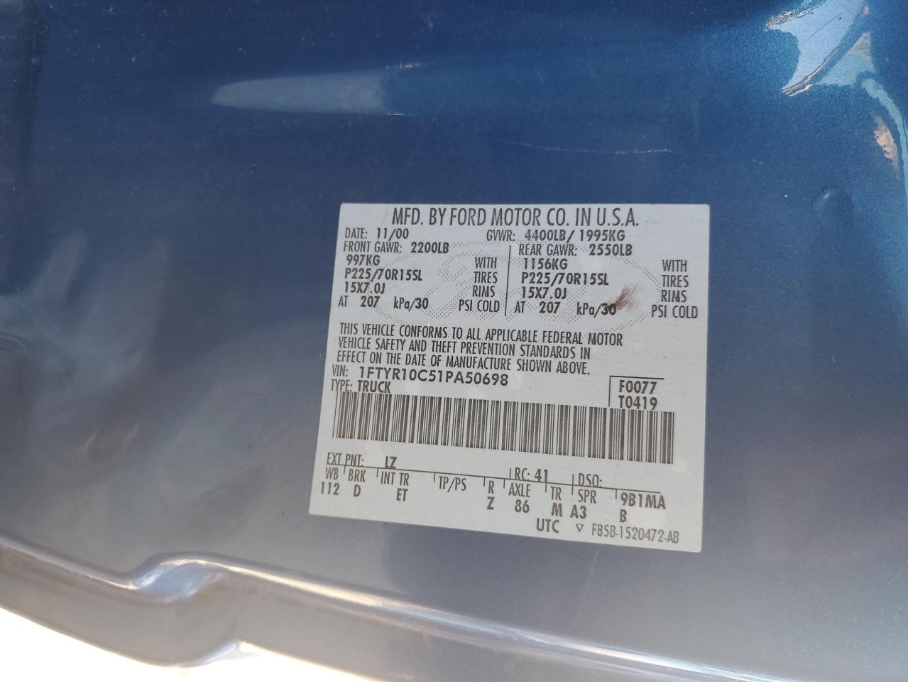 2001 Ford Ranger - Image 12