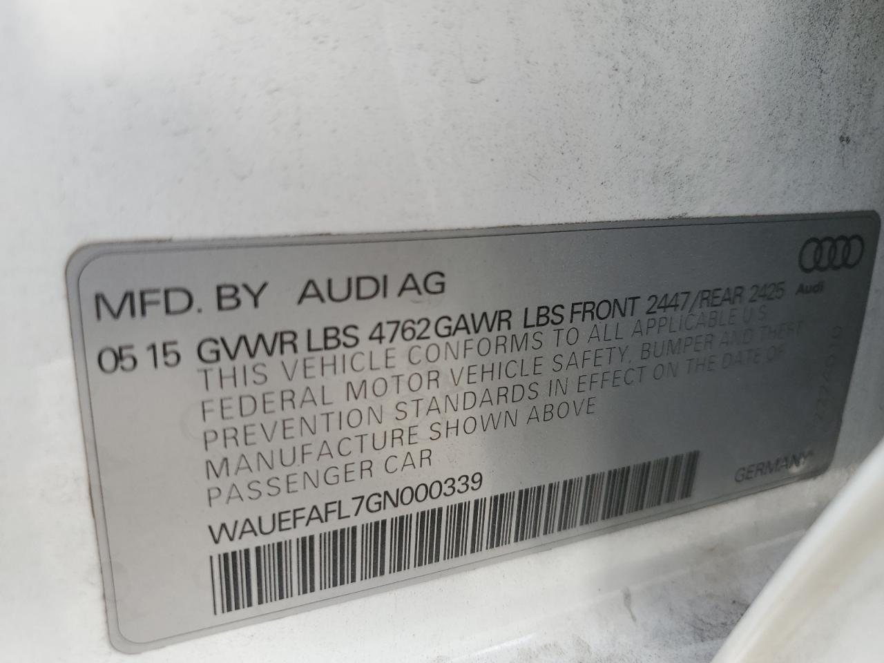 2016 Audi A4 - Image 14
