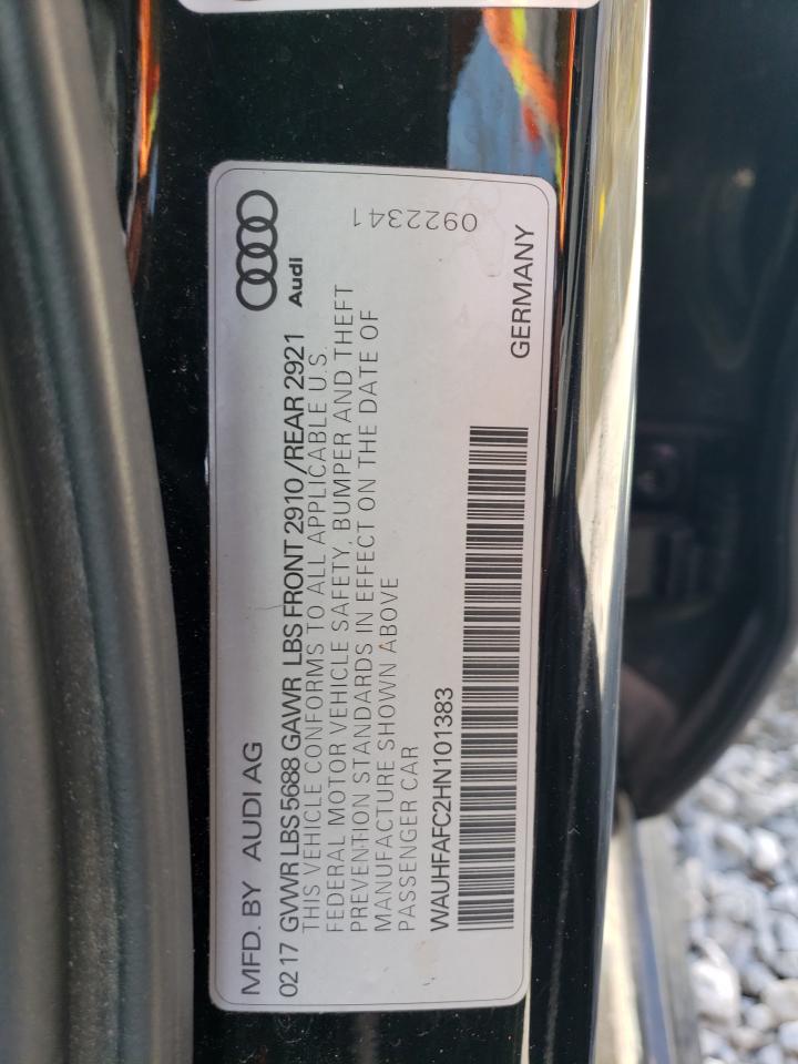 2017 Audi S6 Prestige VIN: WAUHFAFC2HN101383 Lot: 80507994