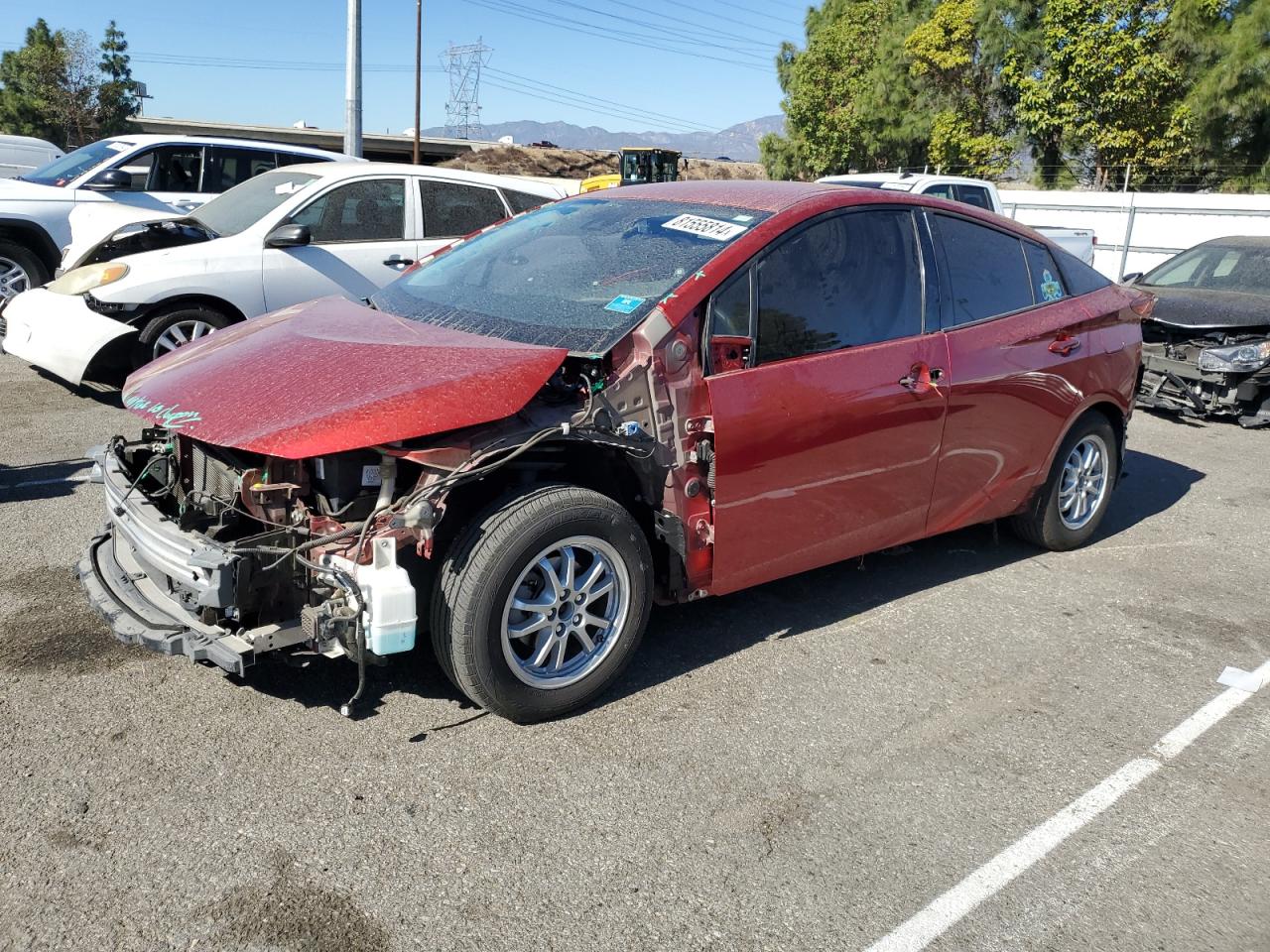 VIN JTDKARFP2J3092386 2018 TOYOTA PRIUS no.1