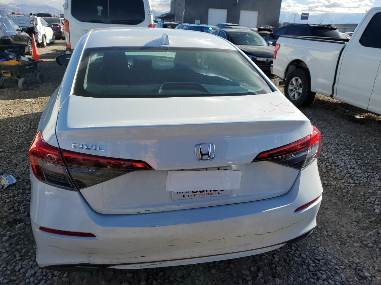 2022 Honda Civic Lx VIN: 2HGFE2F26NH544488 Lot: 80935044