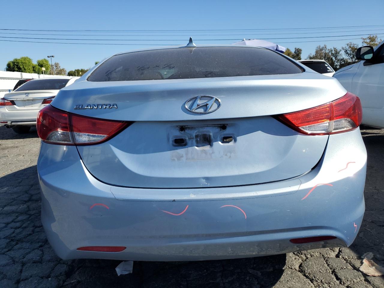 2011 Hyundai Elantra Gls VIN: KMHDH4AE2BU155152 Lot: 81380364